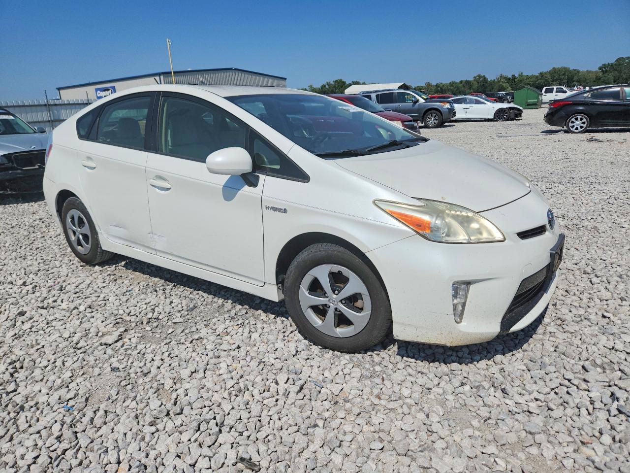 2013 Toyota Prius Two White vin: JTDKN3DU2D1729514