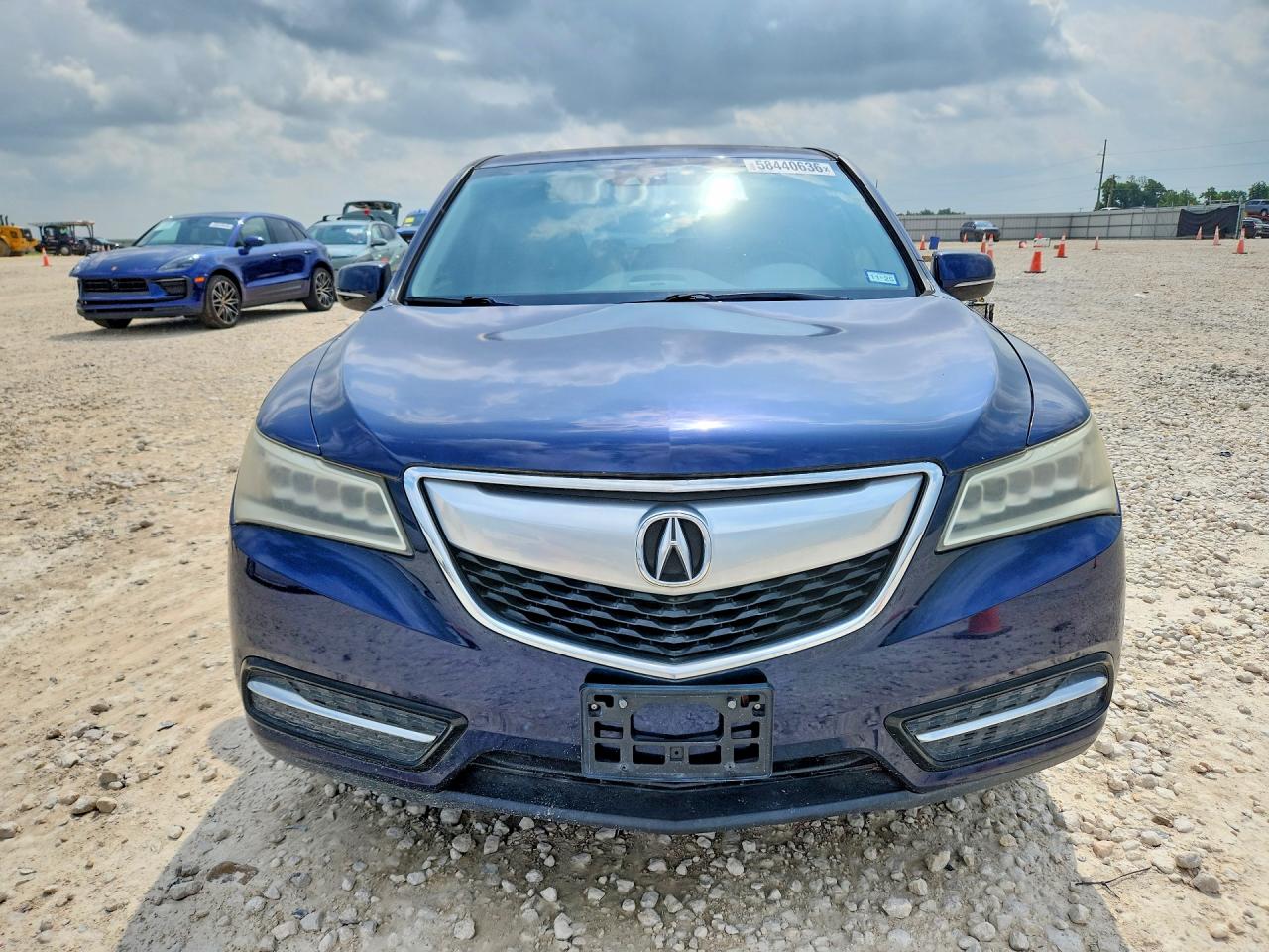 2015 Acura Mdx Technology Blue vin: 5FRYD3H43FB011082
