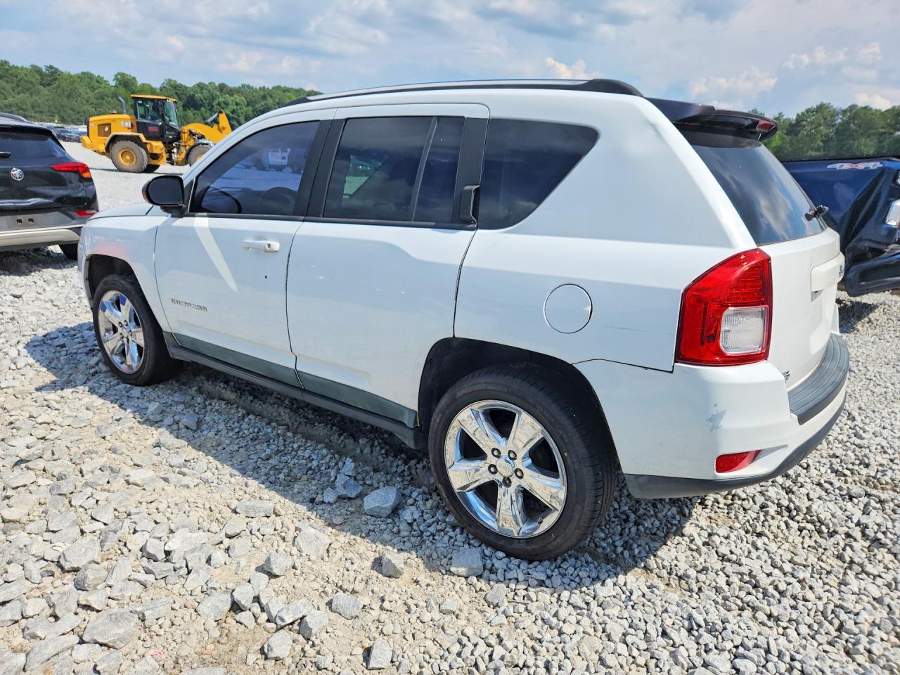 2011 Jeep Compass Sport White vin: 1J4NT1FB1BD253314