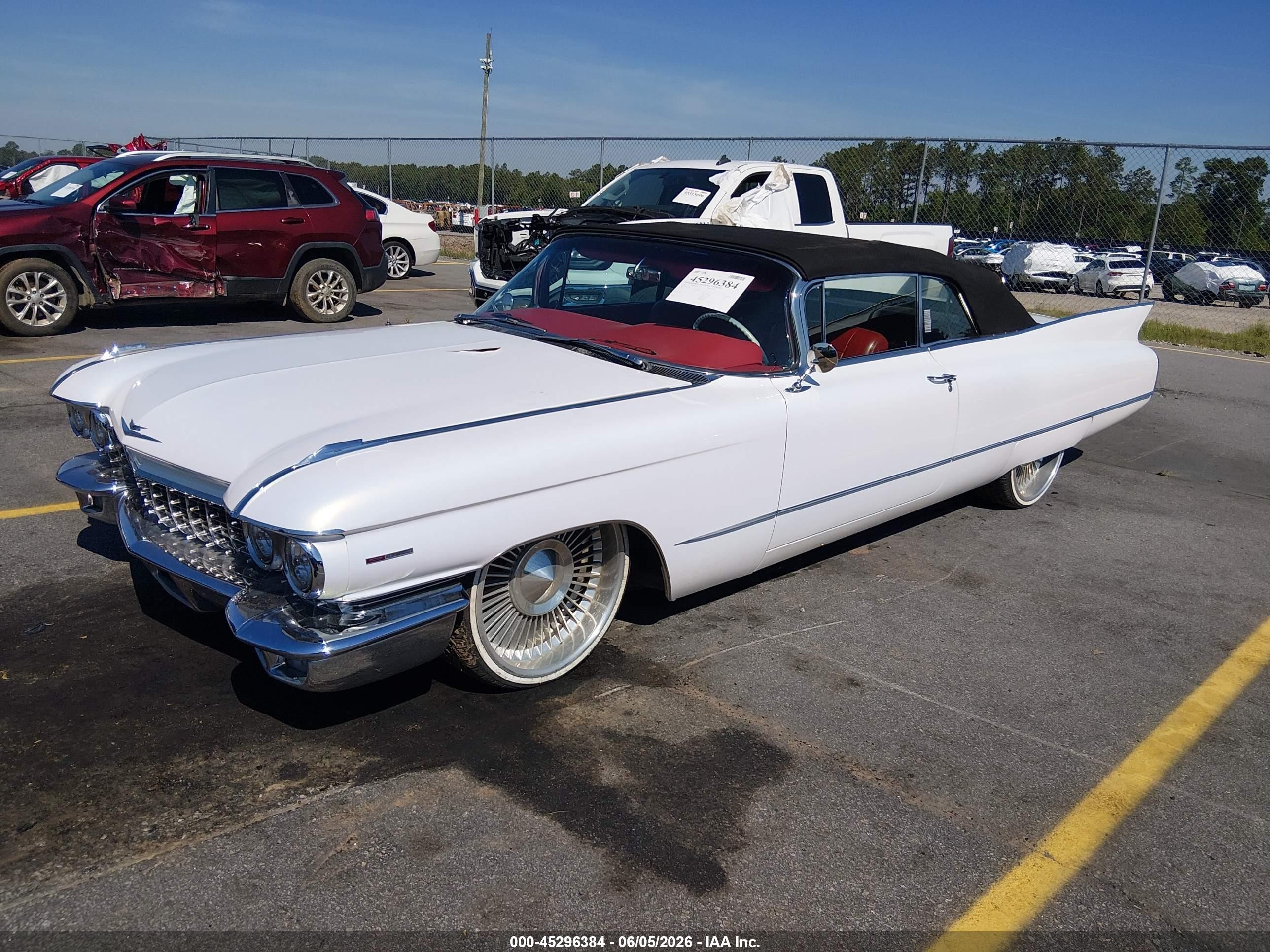 1970 Cadillac Deville White vin: 60F123481