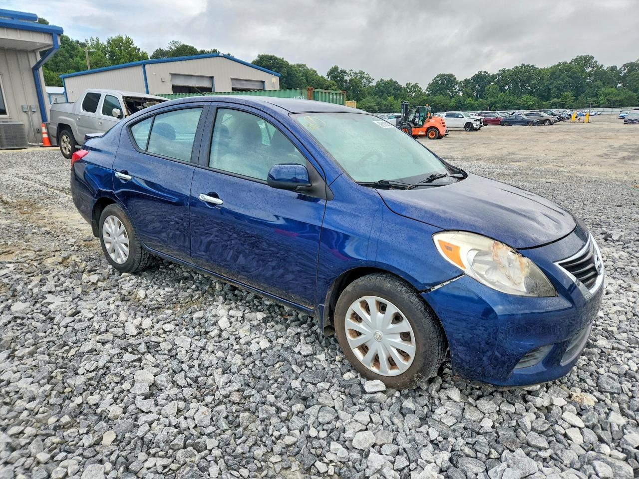 2013 Nissan Versa 1.6 S Blue vin: 3N1CN7AP8DL838968