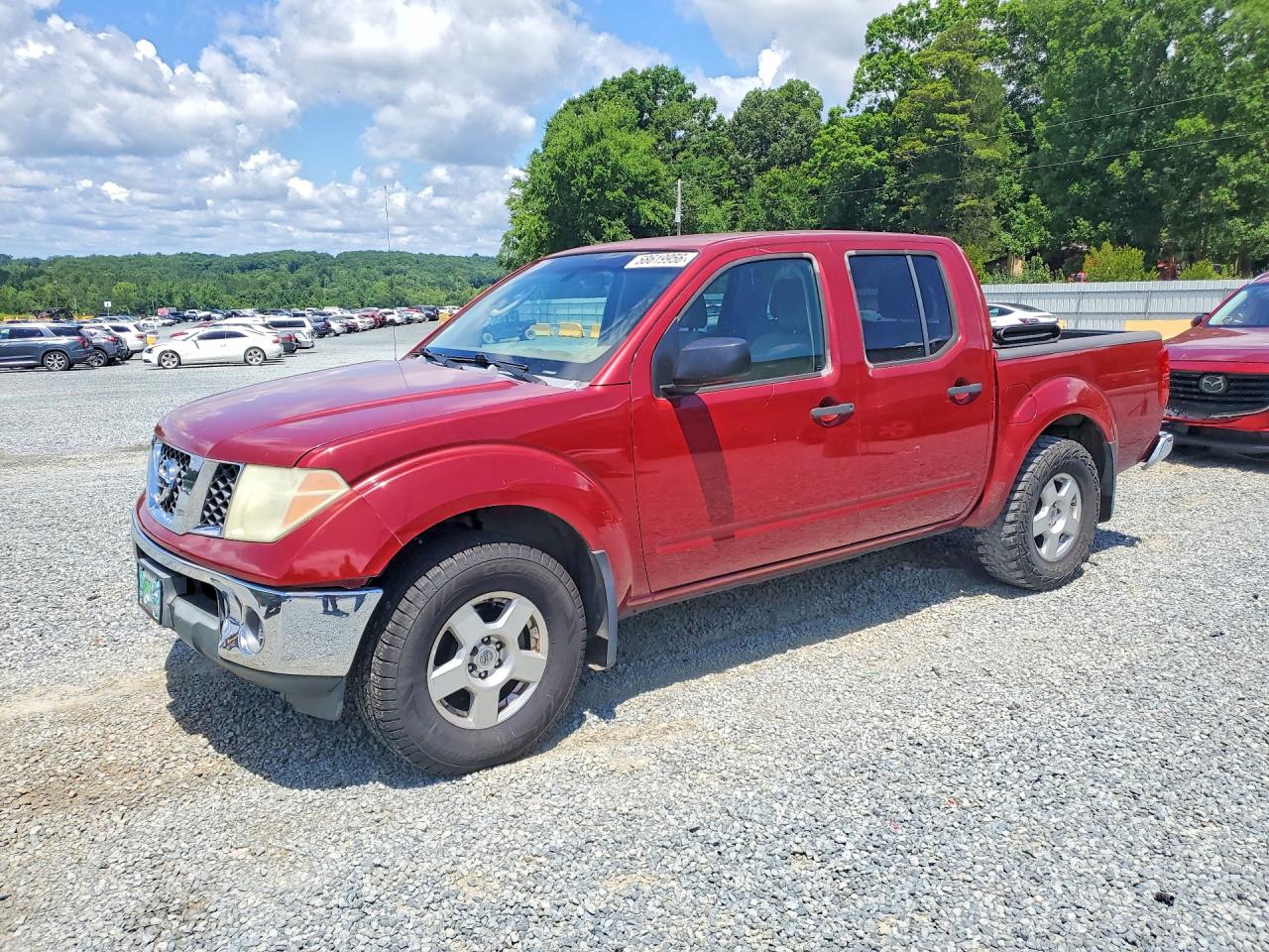 2006 Nissan Frontier Se Red vin: 1N6AD07W86C458232