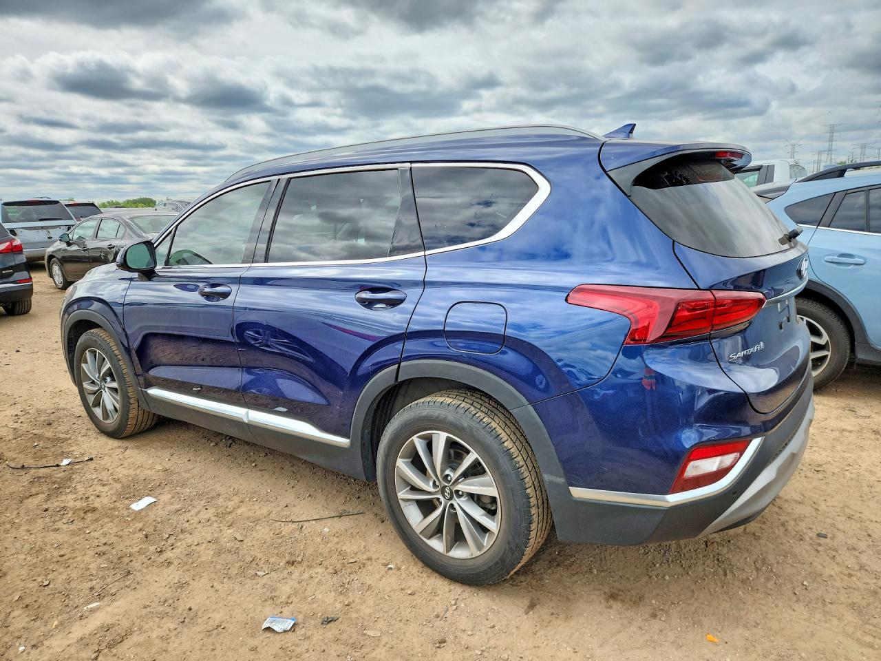 2020 Hyundai Santa Fe Sel Blue vin: 5NMS33AD1LH145555