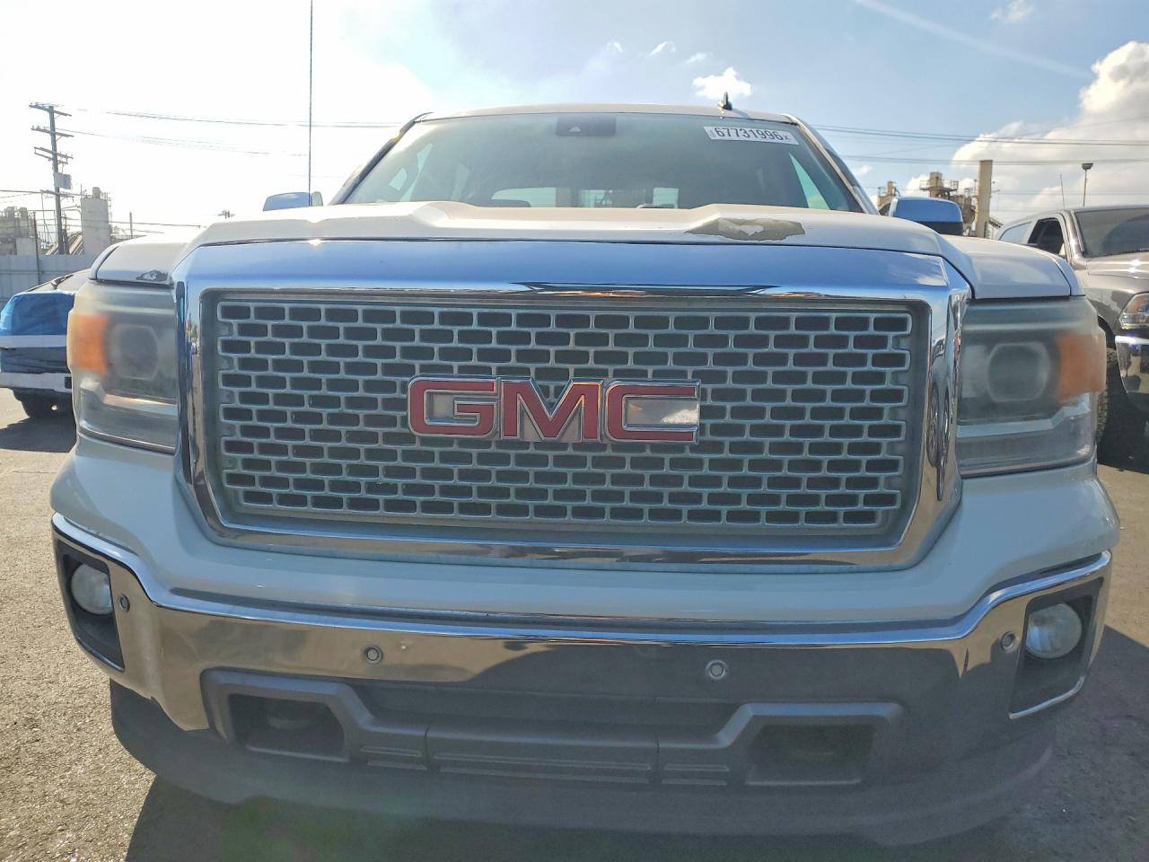 2014 Gmc Sierra K1500 Slt Cream vin: 3GTU2VEC2EG530212