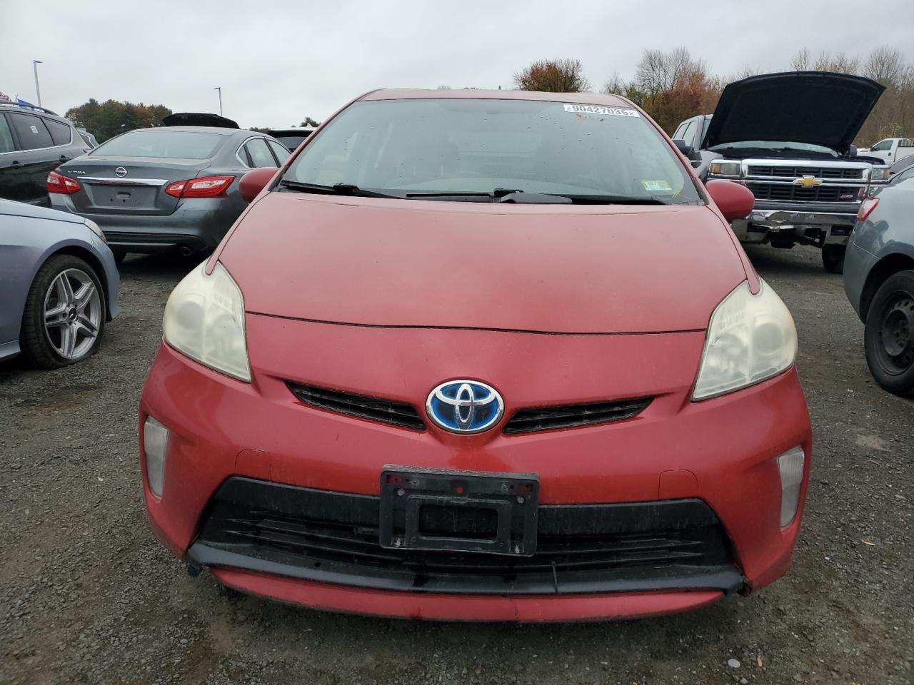 2014 Toyota Prius Red vin: JTDKN3DU4E1746526