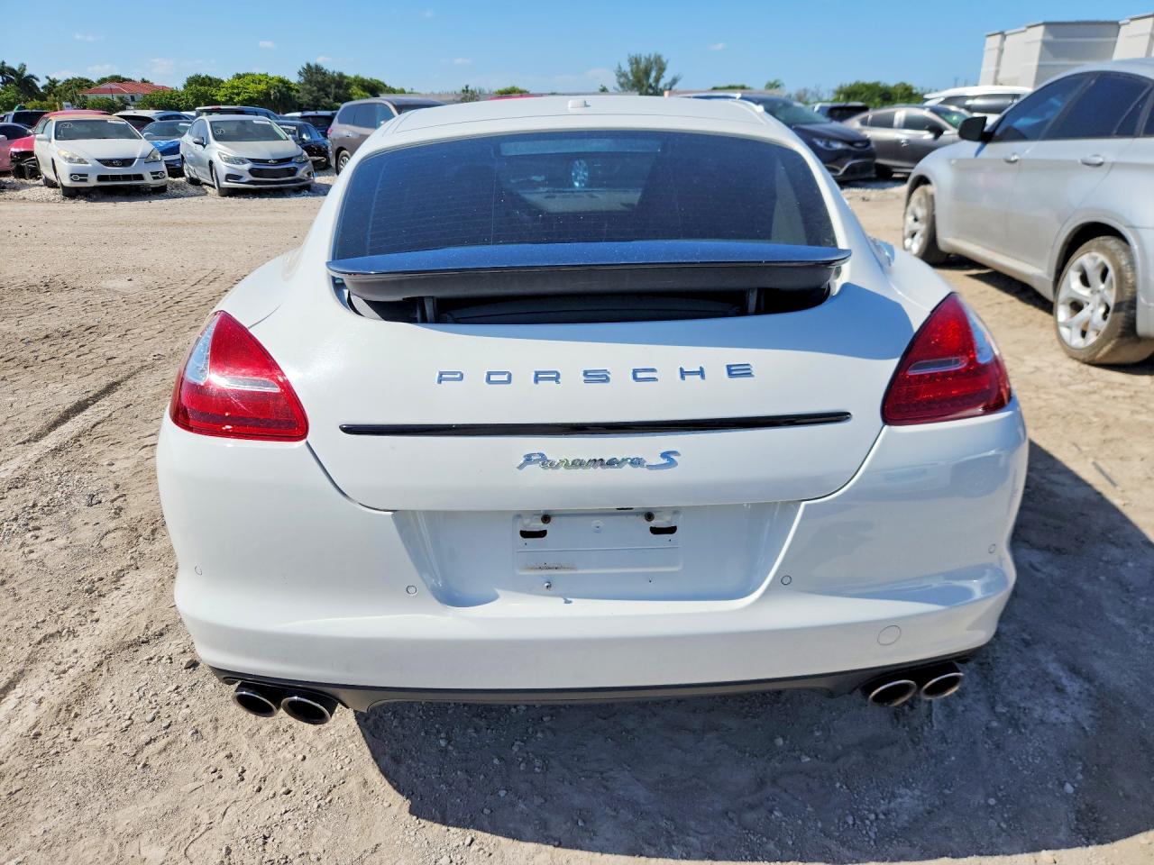 2012 Porsche Panamera S White vin: WP0AB2A73CL060024