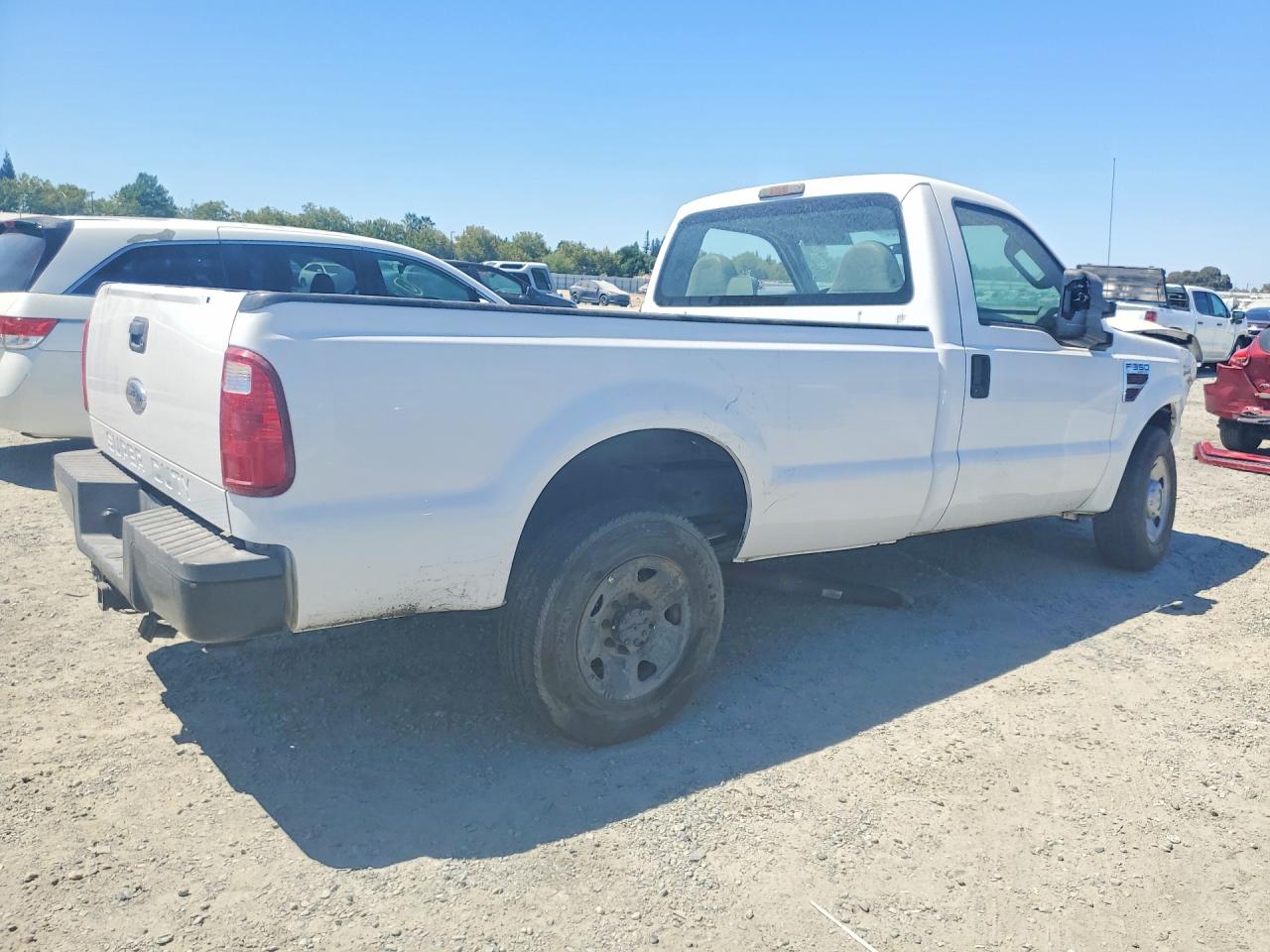2008 Ford F350 Srw Super Duty White vin: 1FTWF30R58EE41792