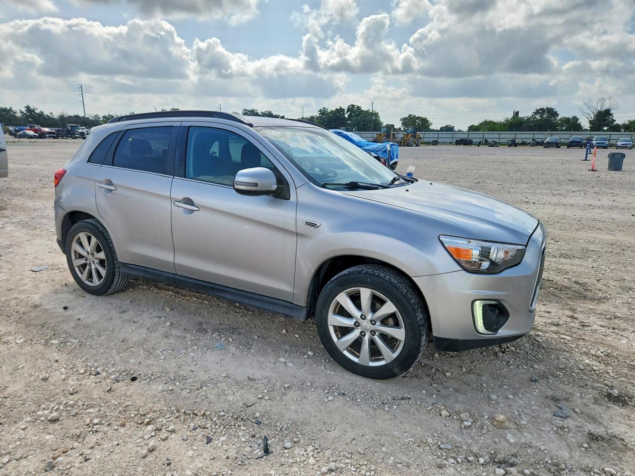 2015 Mitsubishi Outlander Sport Se Серебряный vin: 4A4AP4AW6FE040498