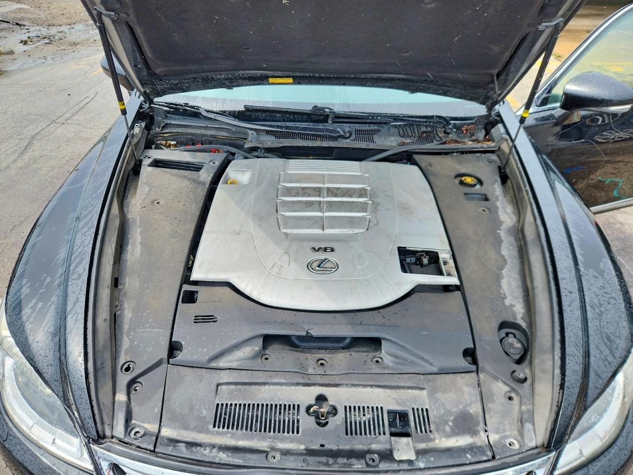 2014 Lexus Ls 460 Черный vin: JTHCL5EF9E5022098