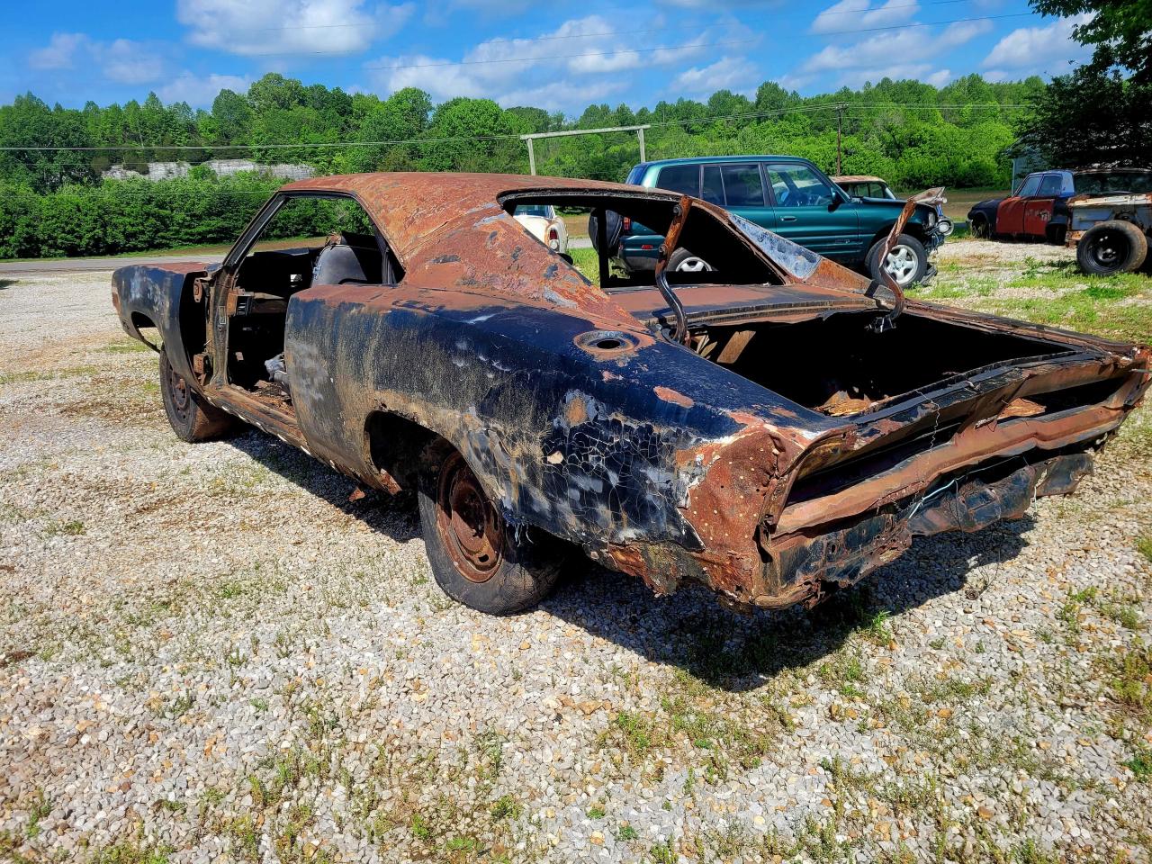 1969 Dodge Charger Черный vin: XP29H9B442352