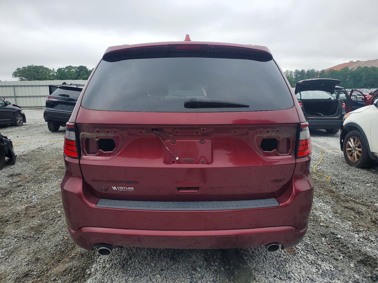2018 Dodge Durango Gt Бордовый vin: 1C4RDJDG8JC416175