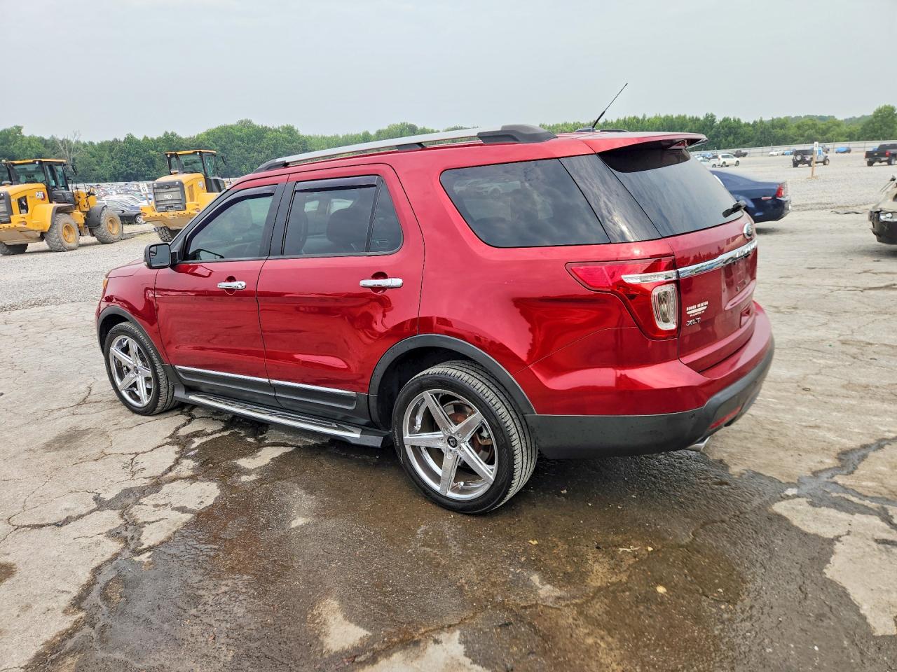 2013 Ford Explorer Xlt Красный vin: 1FM5K7D83DGA96319