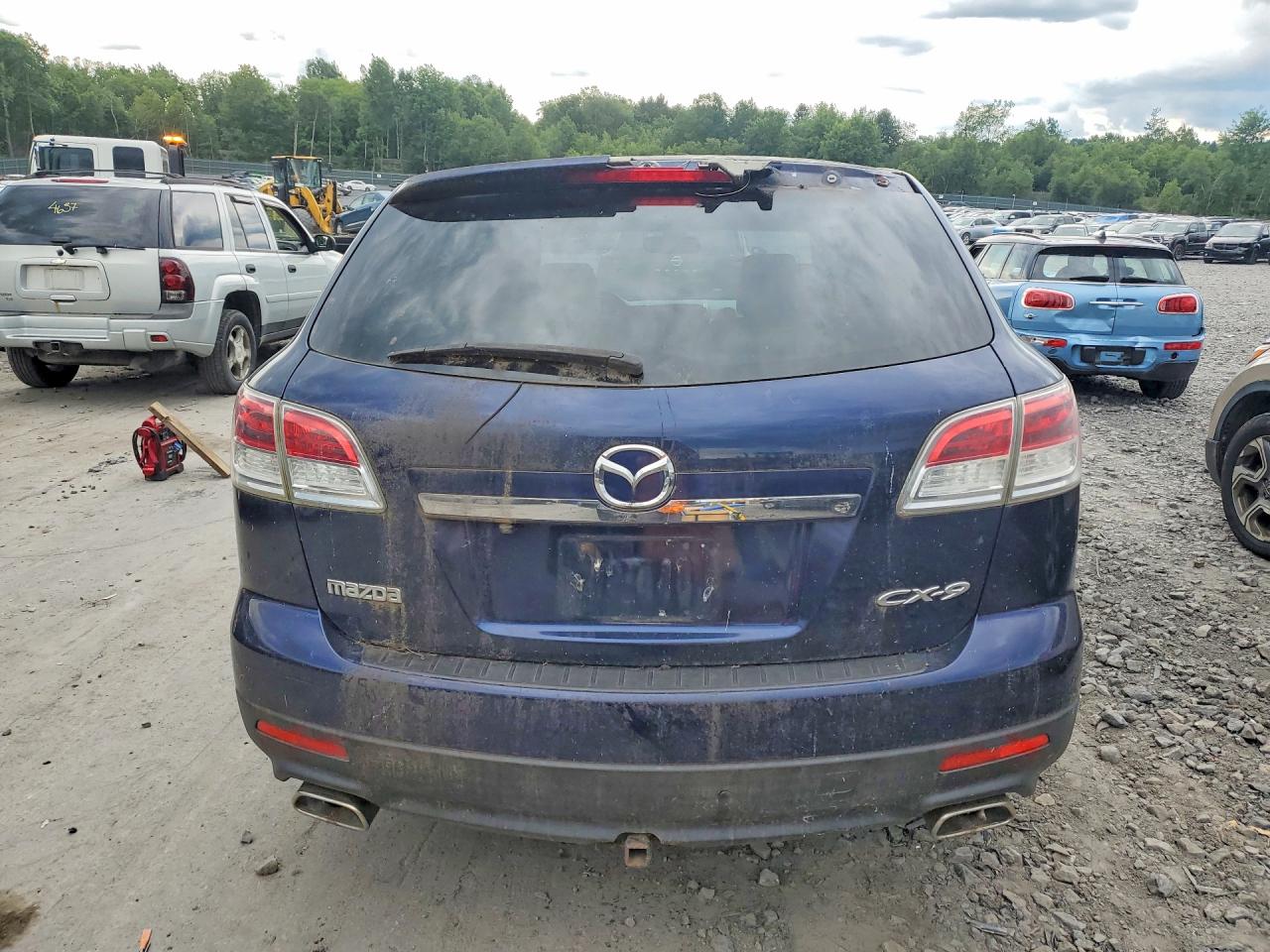2007 Mazda Cx-9 Blue vin: JM3TB38Y370114157