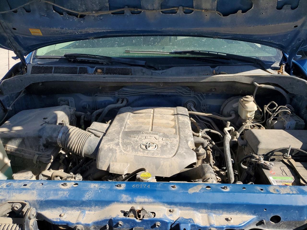 2007 Toyota Tundra Crewmax Sr5 Blue vin: 5TBDV54117S457127