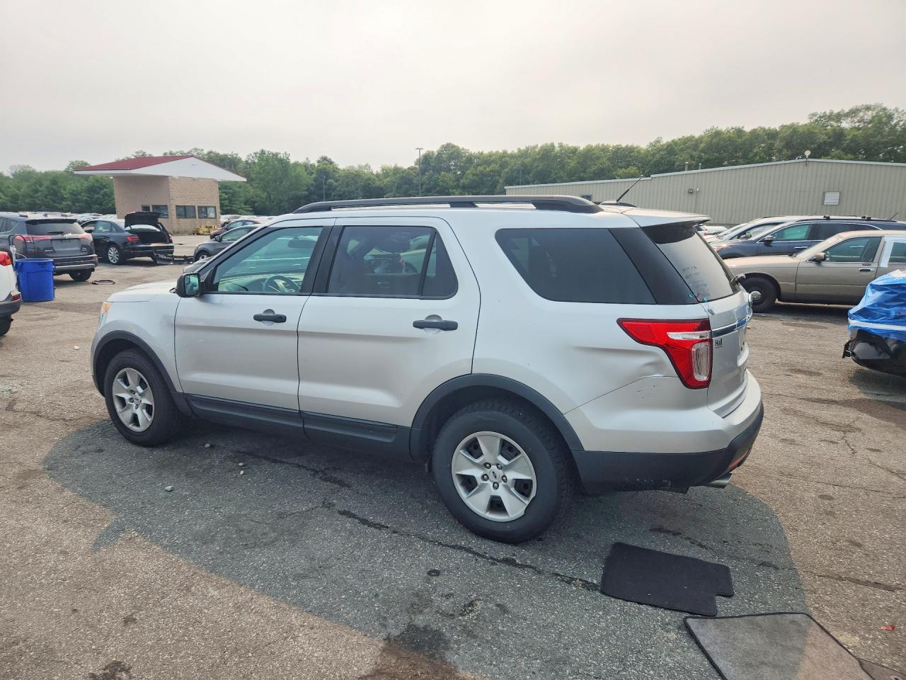 2014 Ford Explorer Silver vin: 1FM5K7B81EGC53608