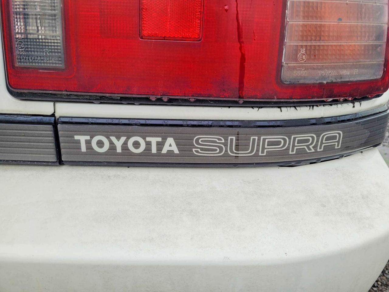 1988 Toyota Supra Turbo White vin: JT2MA71J9J0092766