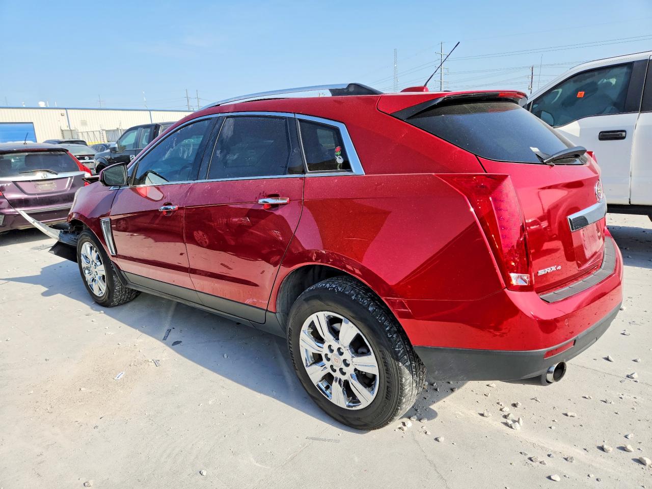 2015 Cadillac Srx Luxury Collection Red vin: 3GYFNEE38FS619954