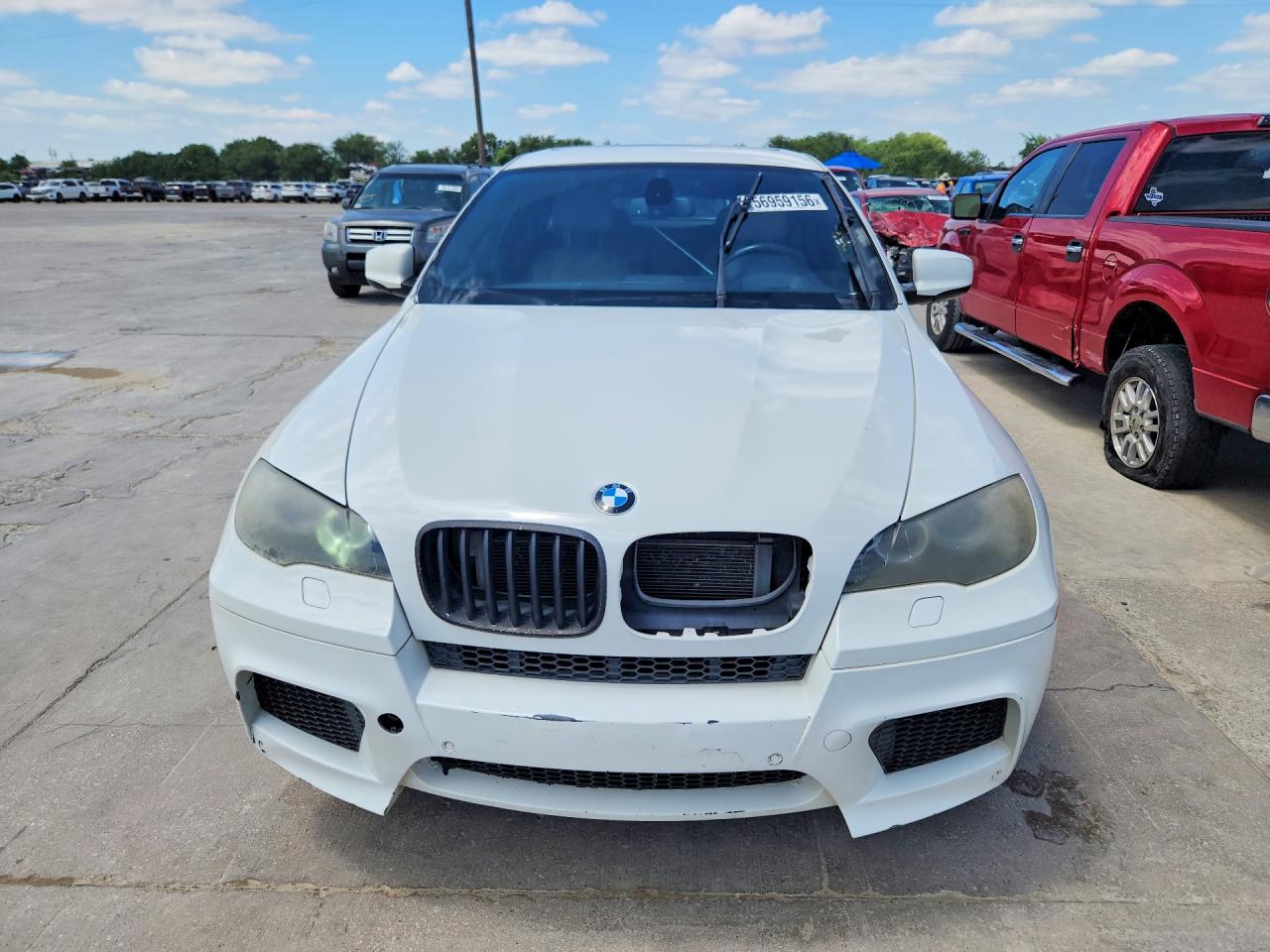 2010 Bmw X6 M White vin: 5YMGZ0C50ALK13081