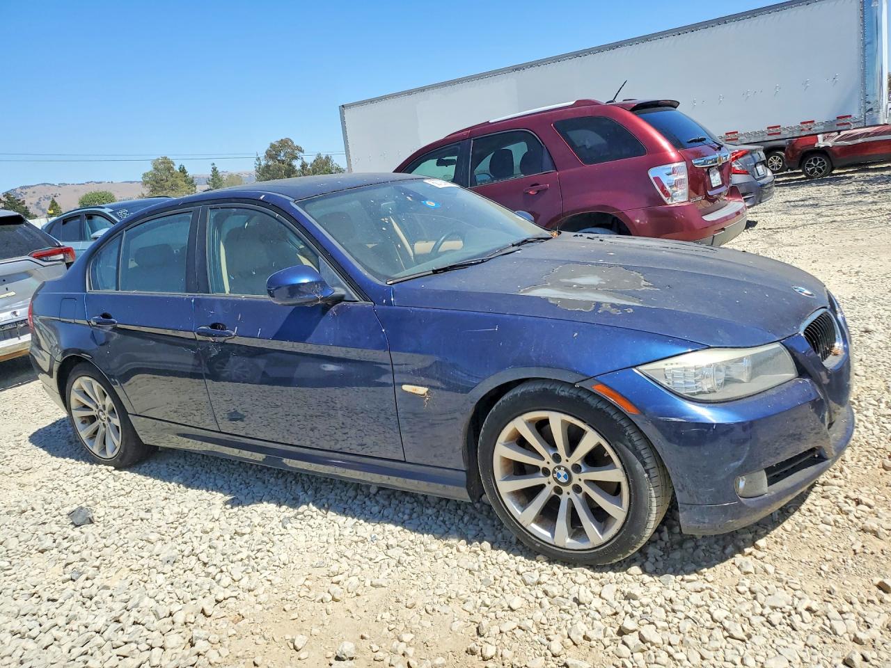 2011 Bmw 328 I Blue vin: WBAPH7C50BE679827