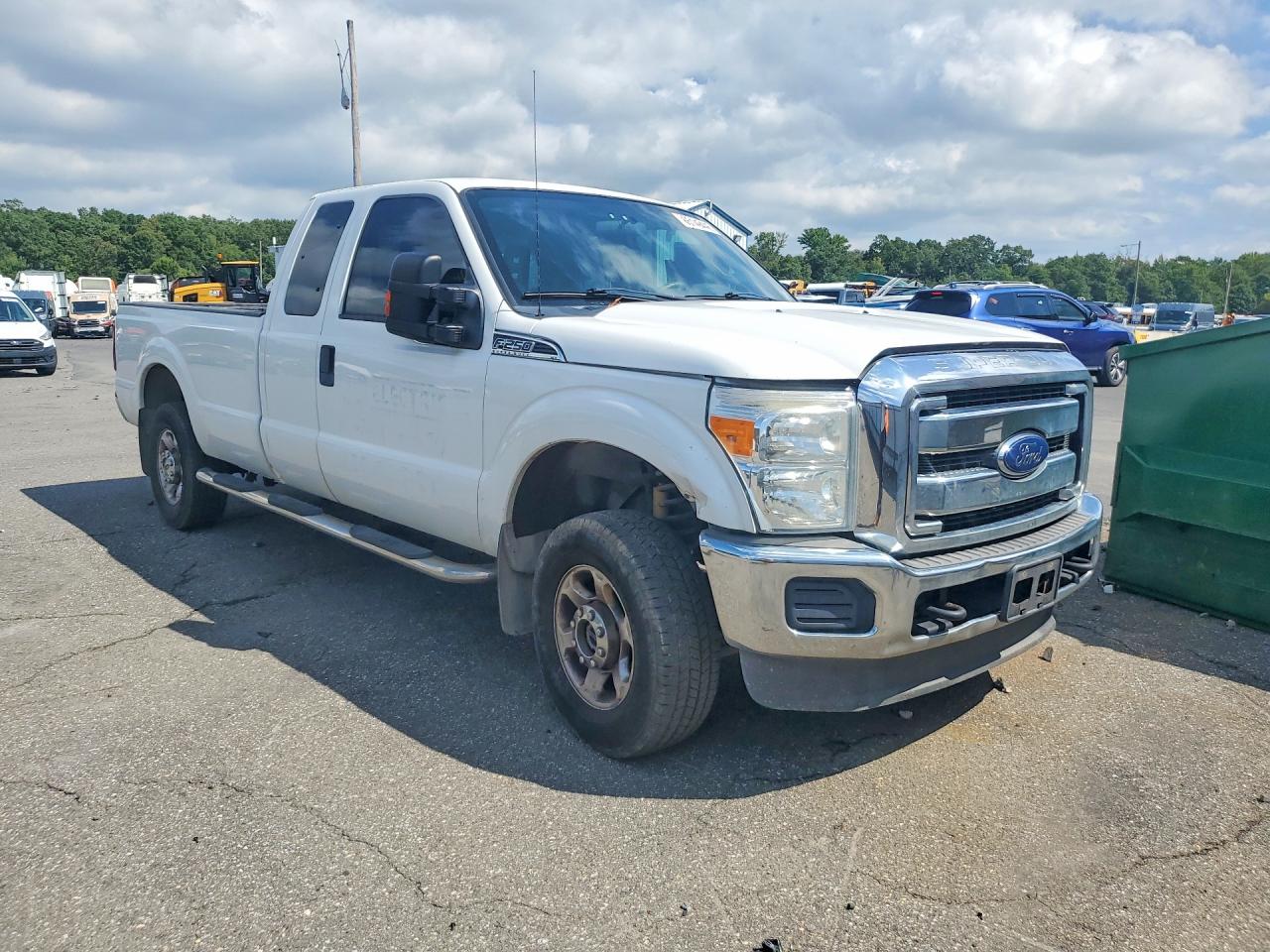 2014 Ford F250 Super Duty Белый vin: 1FT7X2B6XEEA34464