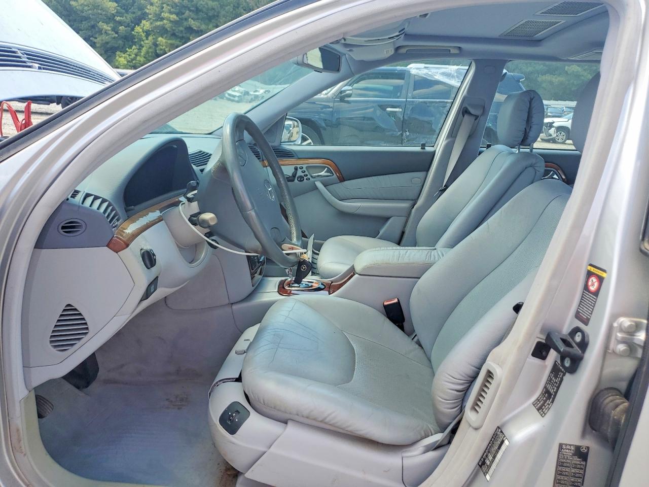 2000 Mercedes-benz S 430 Silver vin: WDBNG70JXYA116314
