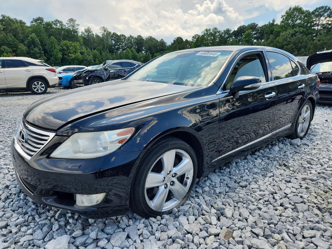 2012 Lexus Ls 460 Black vin: JTHBL5EFXC5111641