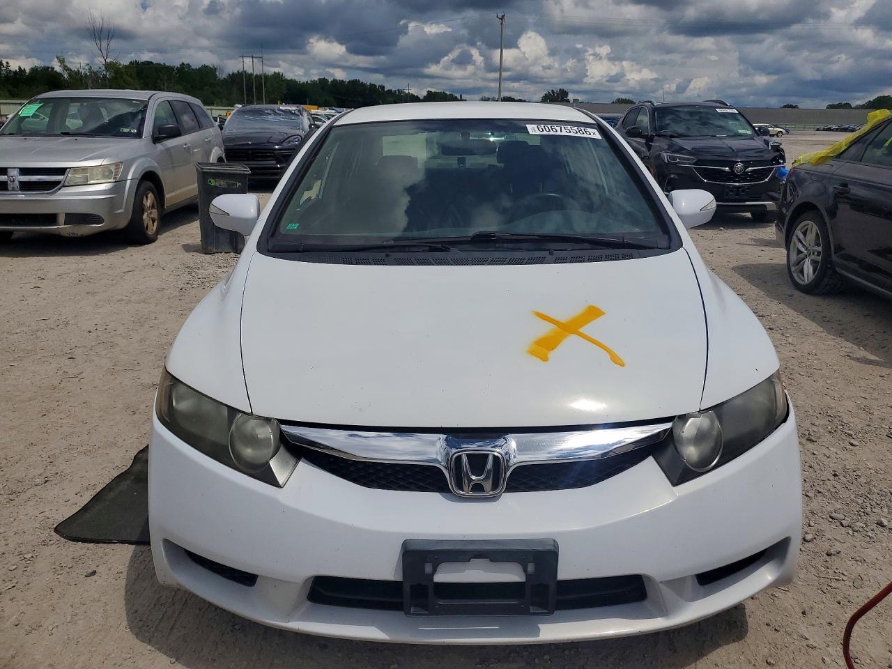 2009 Honda Civic Hybrid White vin: JHMFA36259S013280