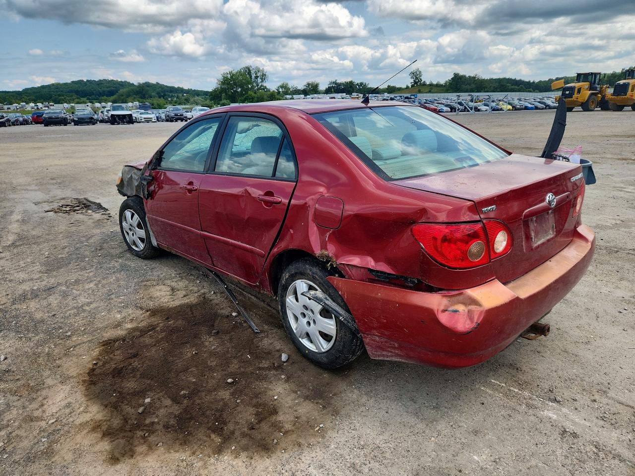 2008 Toyota Corolla Le Красный vin: 1NXBR30E88Z976393