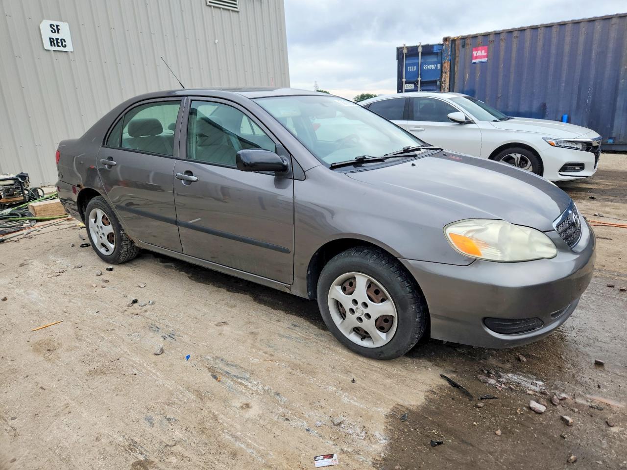 2006 Toyota Corolla Ce Gray vin: 1NXBR32E66Z624164