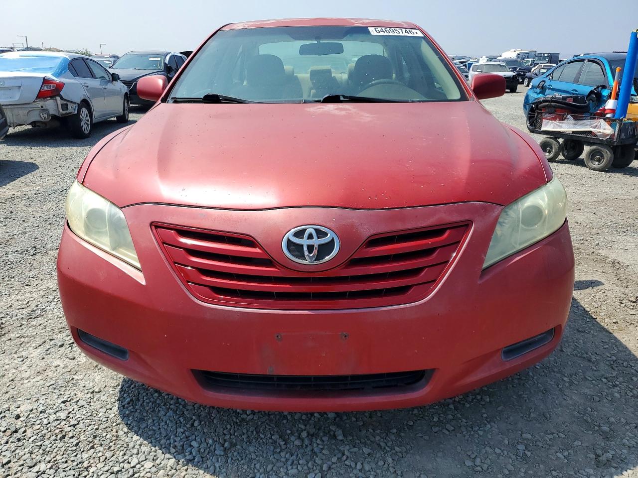 2007 Toyota Camry Le Красный vin: 4T1BE46K17U013753