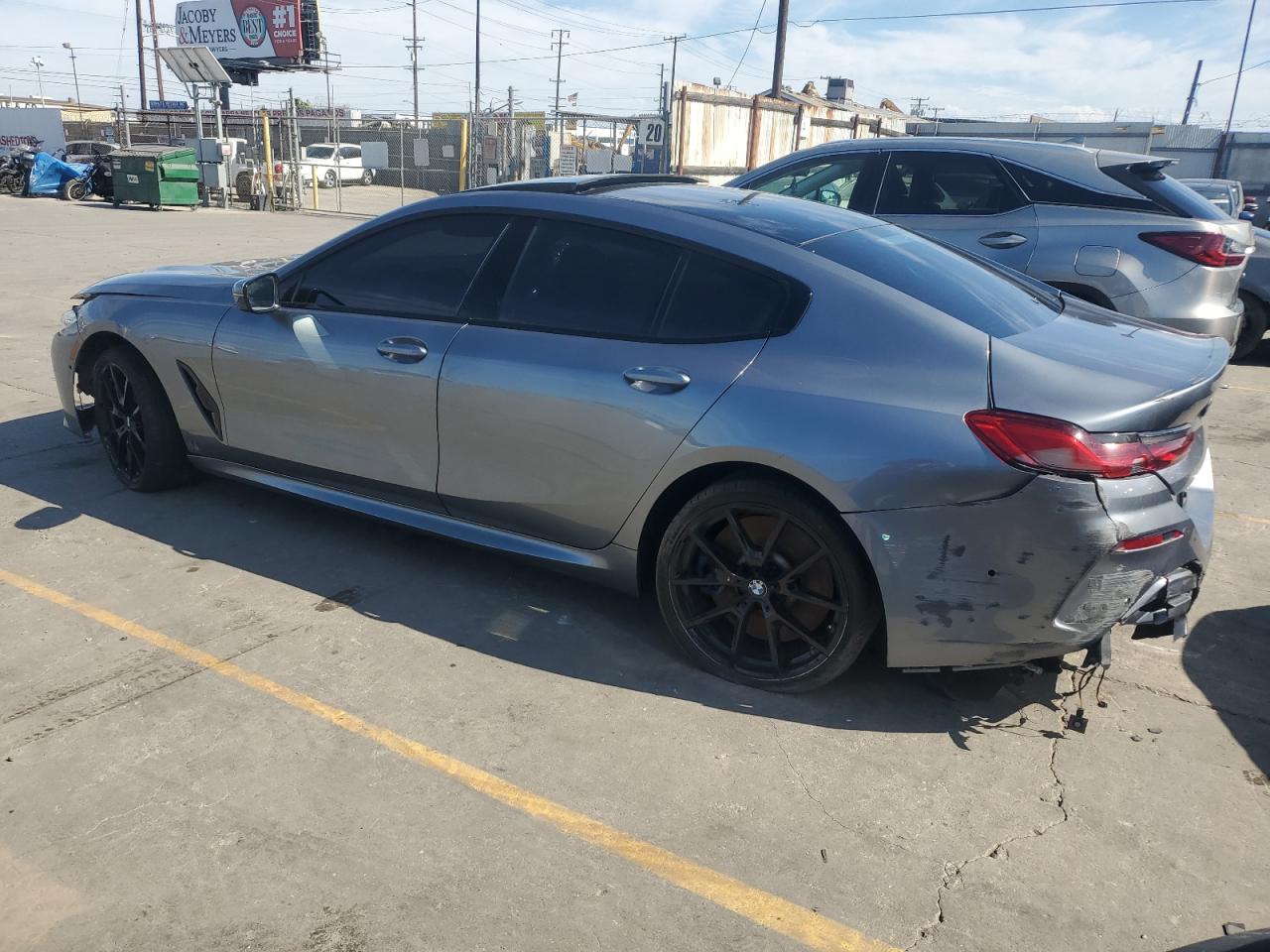 2022 Bmw M850xi    Gray vin: WBAGV8C04NCH67186
