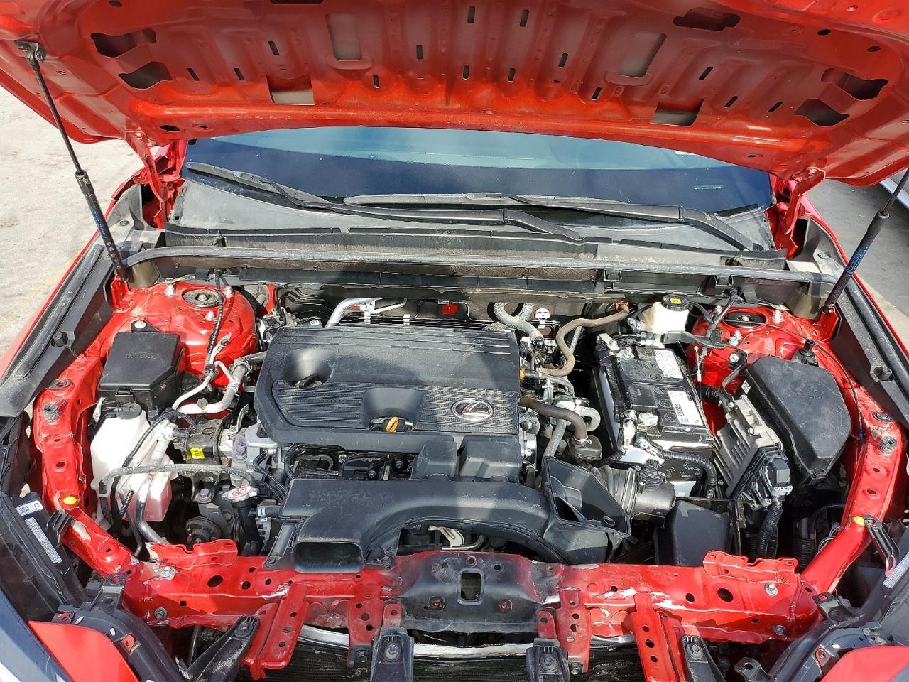2022 Lexus Nx 250 Red vin: 2T2ADCEZ5NC001428