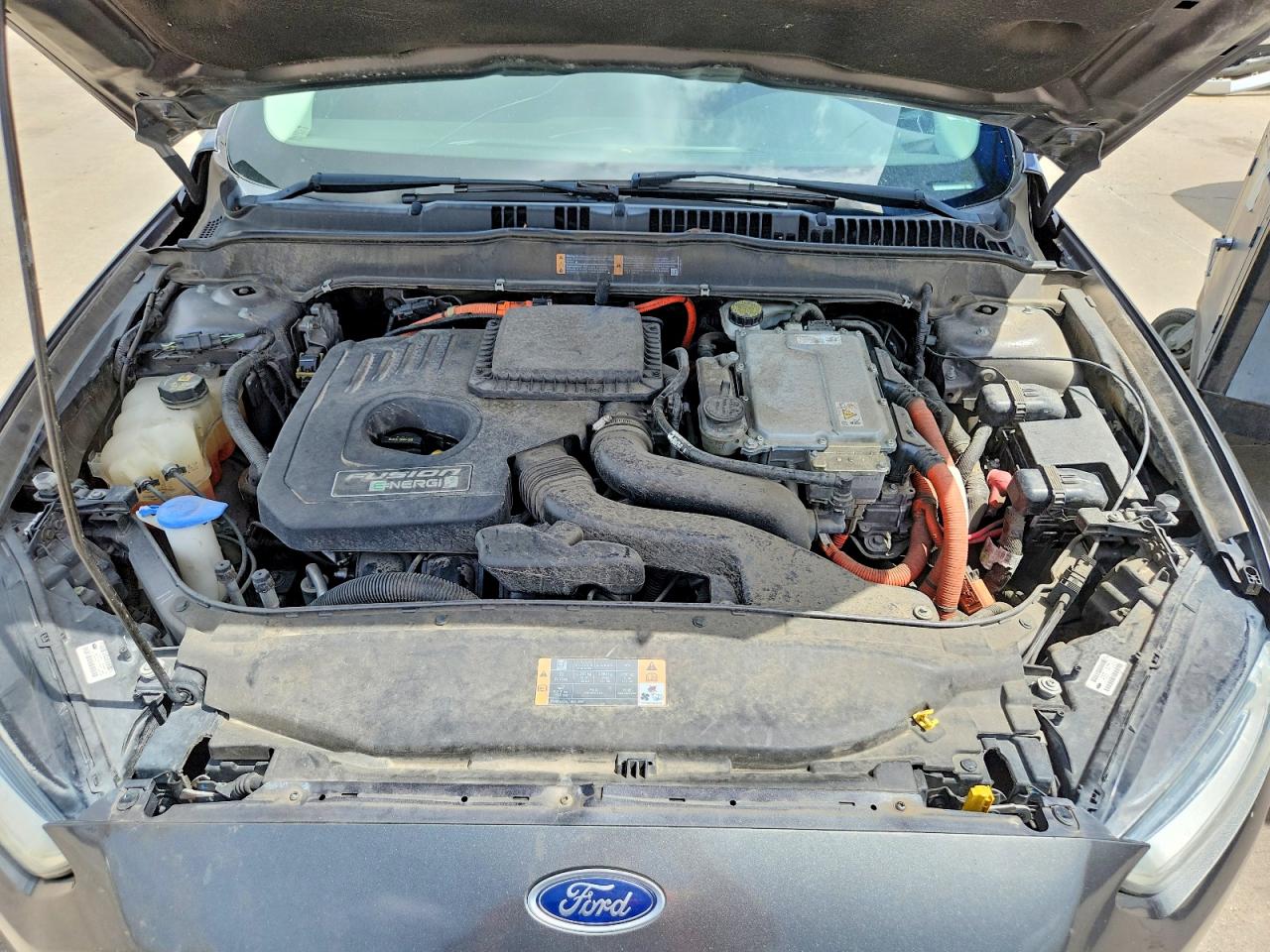 2013 Ford Fusion Se Phev Серый vin: 3FA6P0PU5DR234970