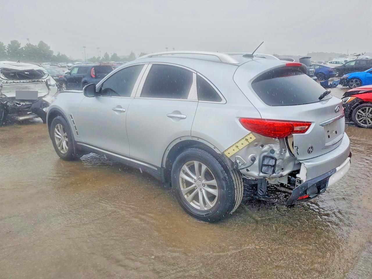 2010 Infiniti Fx35 Base Silver vin: JN8AS1MW4AM852501