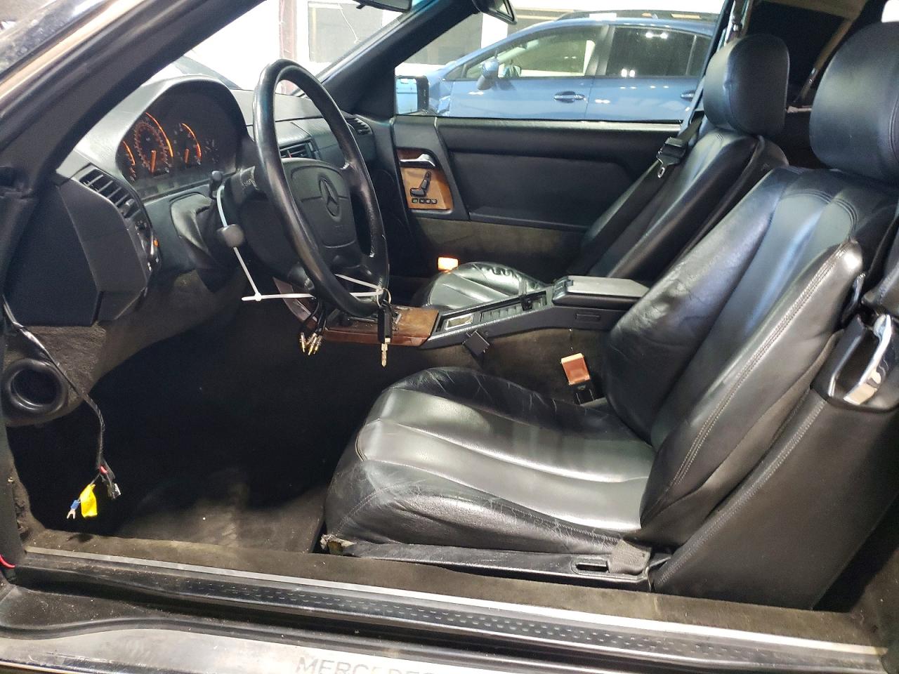 1991 Mercedes-benz 300 Sl Black vin: WDBFA61E8MF017974