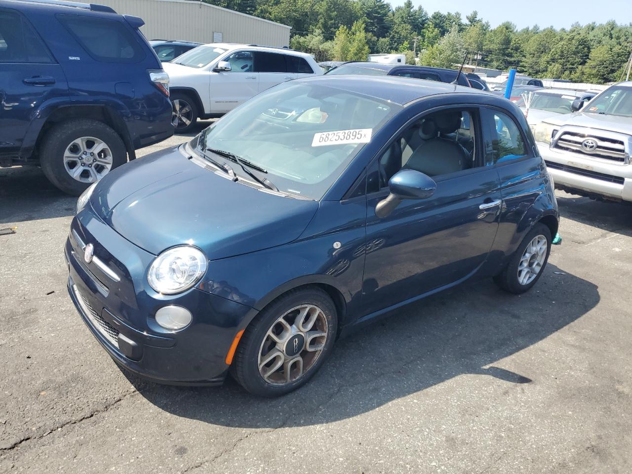 2015 Fiat 500 Pop   Blue vin: 3C3CFFAR2FT570366
