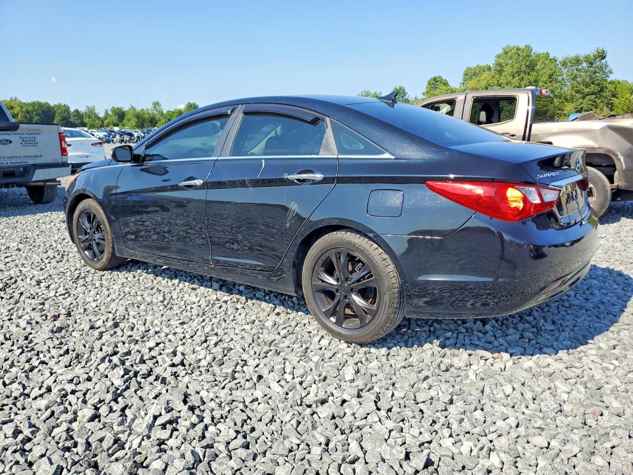 2011 Hyundai Sonata Limited Black vin: 5NPEC4AC3BH270567