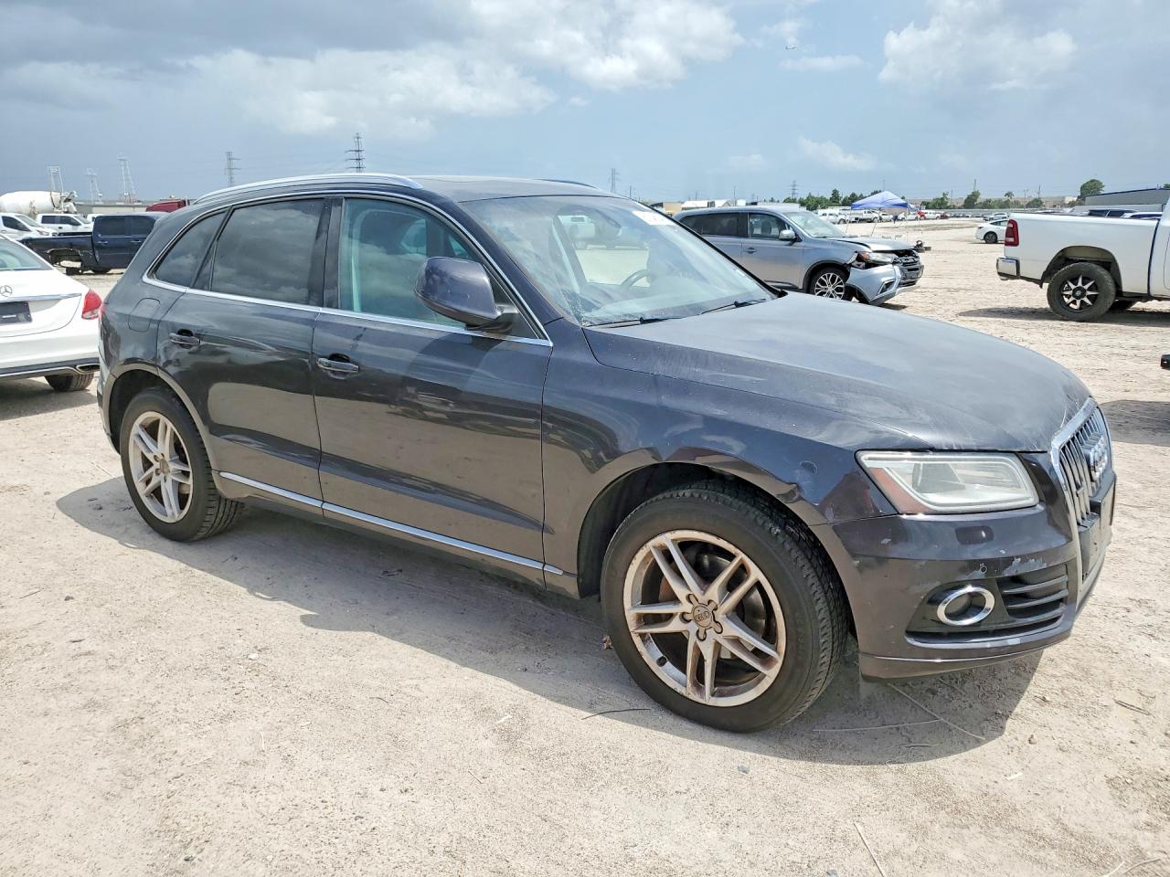 2014 Audi Q5 Premium Plus Gray vin: WA1LFAFP1EA076246
