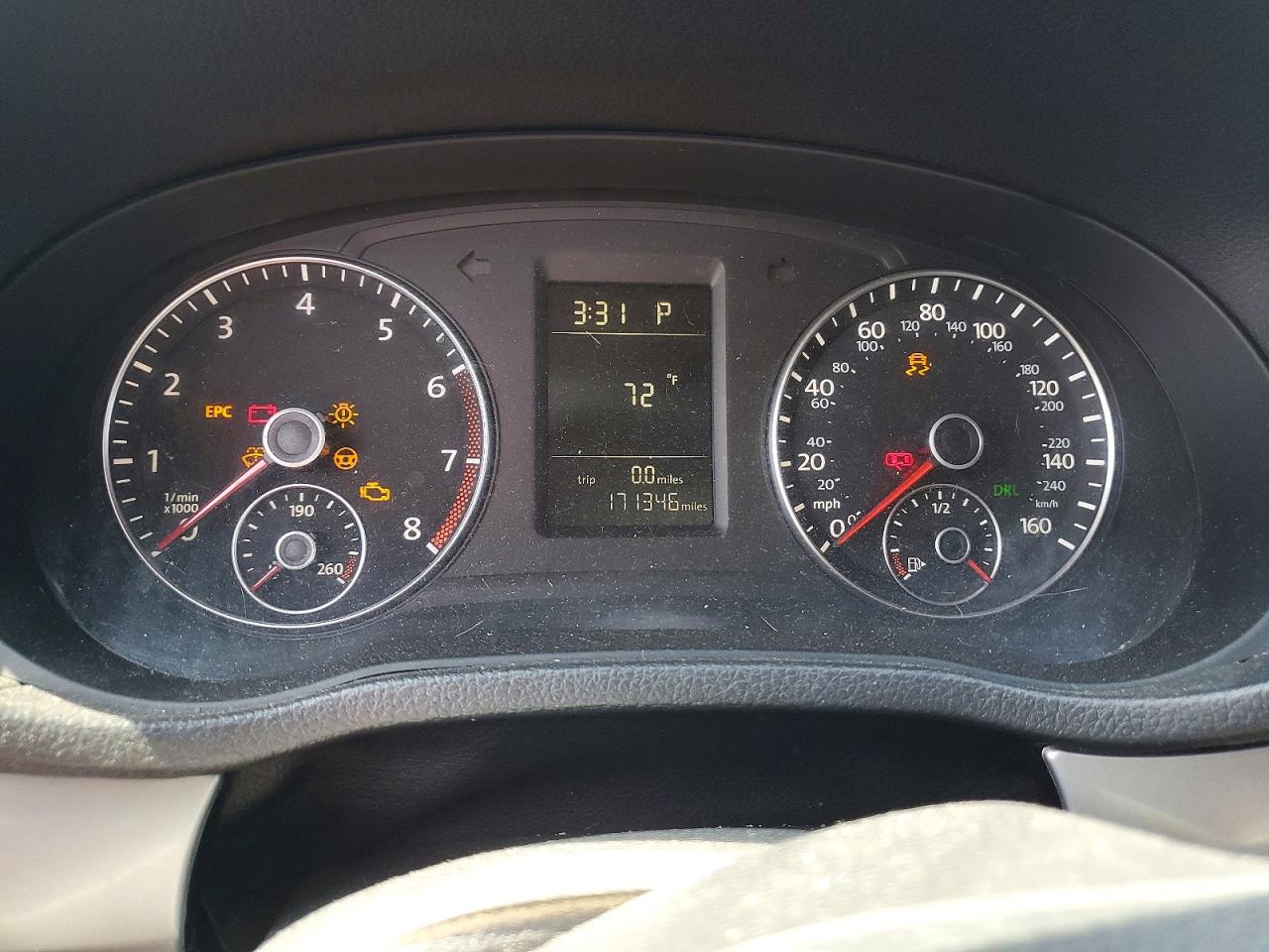 2014 Volkswagen Passat S Gray vin: 1VWAT7A38EC070264