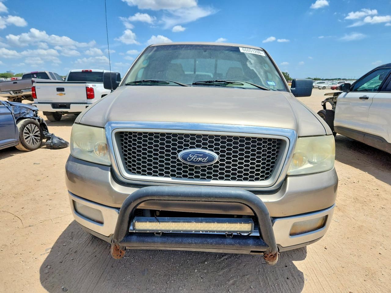 2004 Ford F150 Supercrew Beige vin: 1FTPW14574KC90028