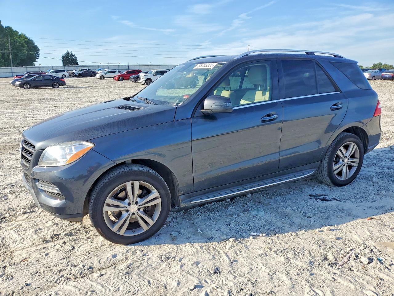 2013 Mercedes-benz Ml 350 Gray vin: 4JGDA5JBXDA146980