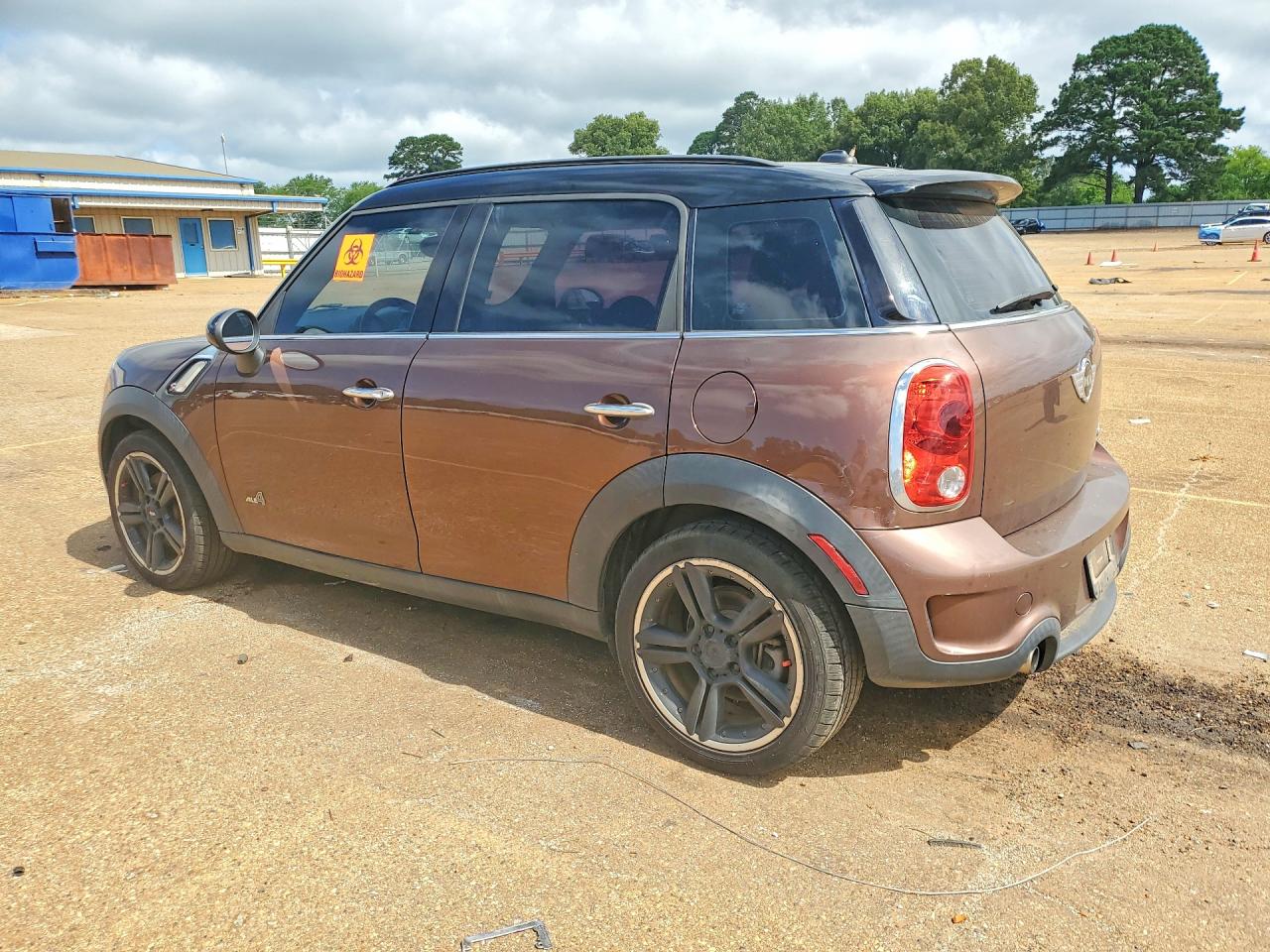 2013 Mini Cooper S Countryman Brown vin: WMWZC5C53DWP32447