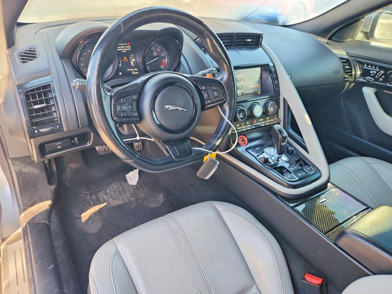 2014 Jaguar F-type S Gray vin: SAJWA6FC5E8K06307