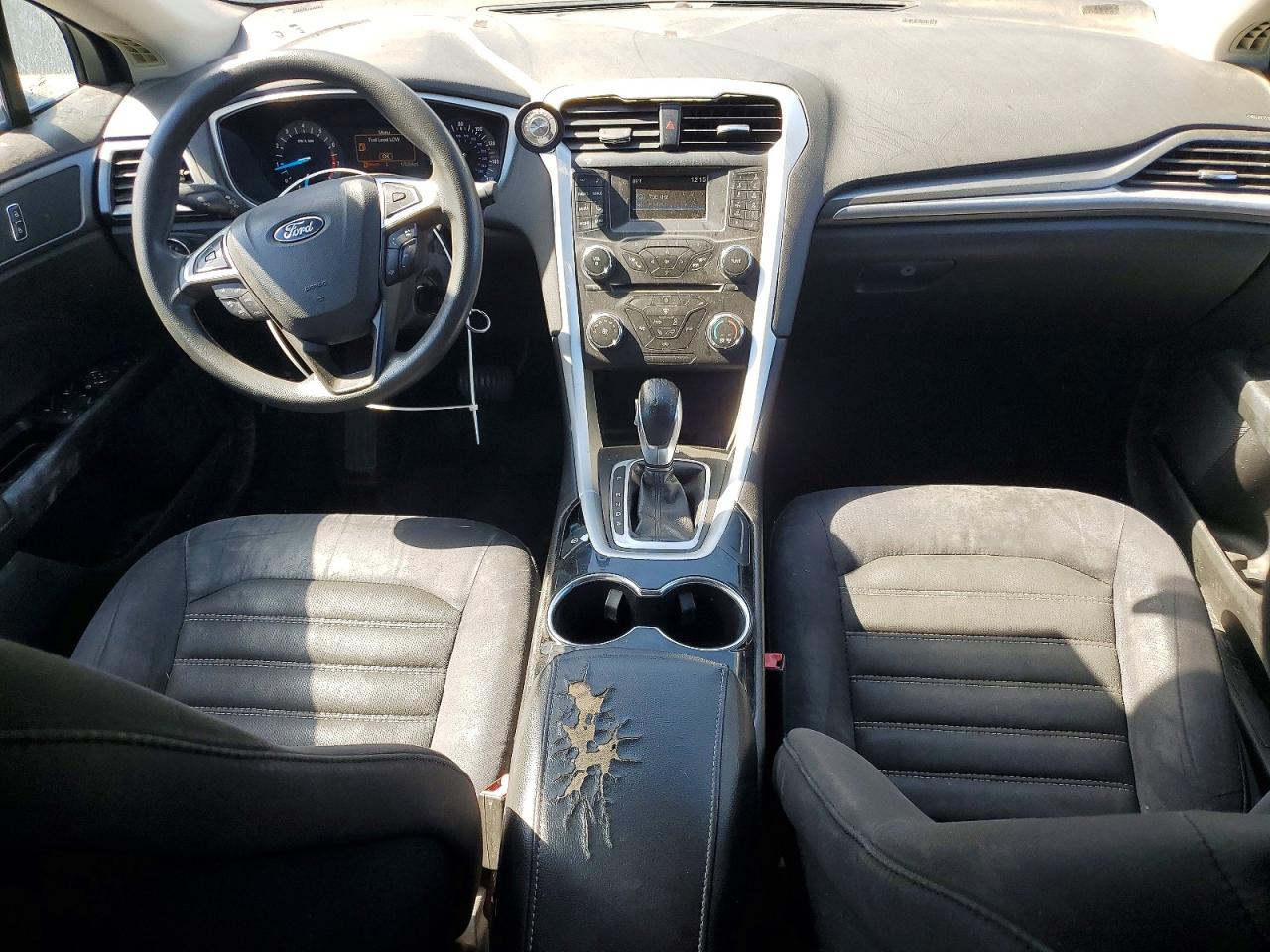 2014 Ford Fusion Se Gray vin: 3FA6P0H73ER379953