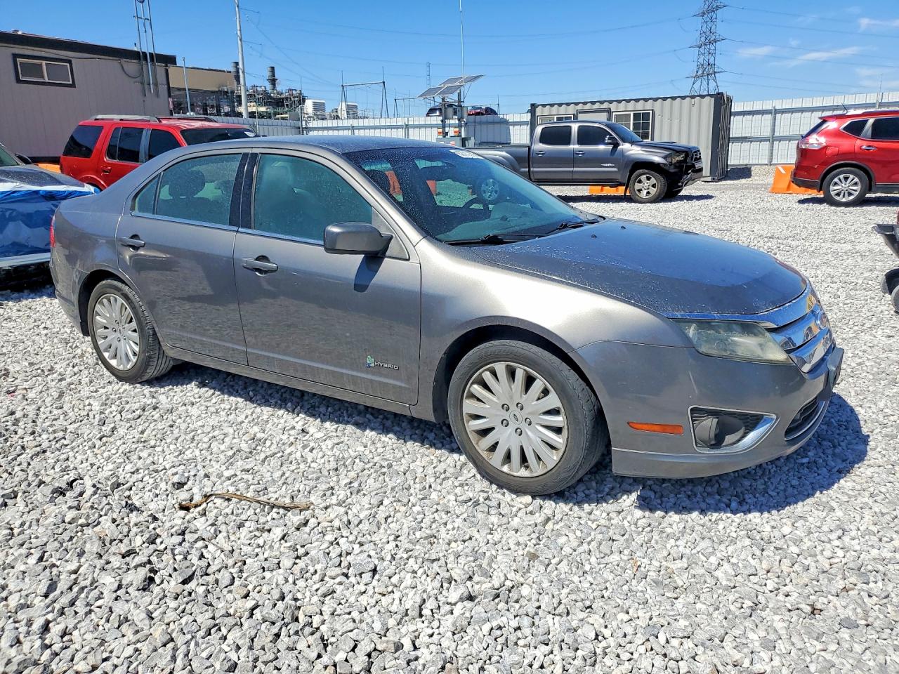 2011 Ford Fusion Hybrid Серый vin: 3FADP0L35BR110201