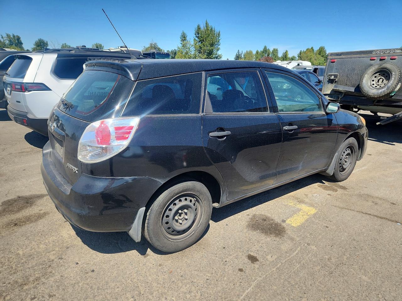 2005 Toyota Matrix Base Black vin: 2T1KR32E45C474250