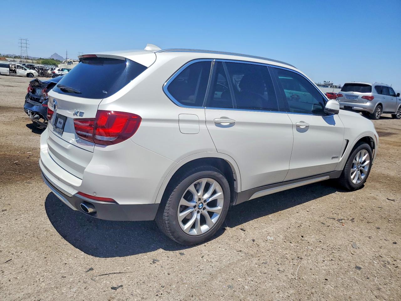 2014 Bmw X5 Sdrive35i White vin: 5UXKR2C55E0C00396