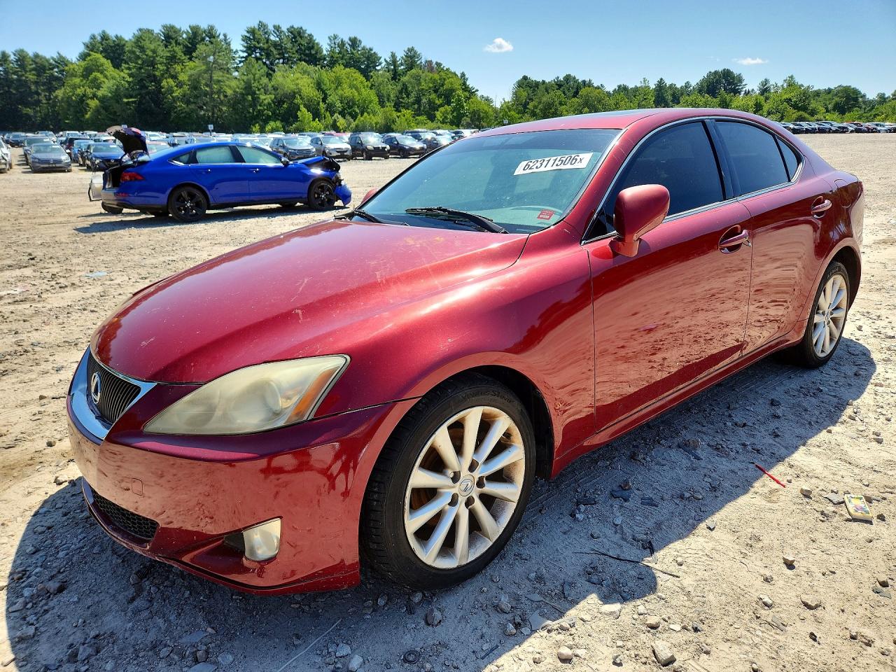 2007 Lexus Is 250 Red vin: JTHCK262572012444