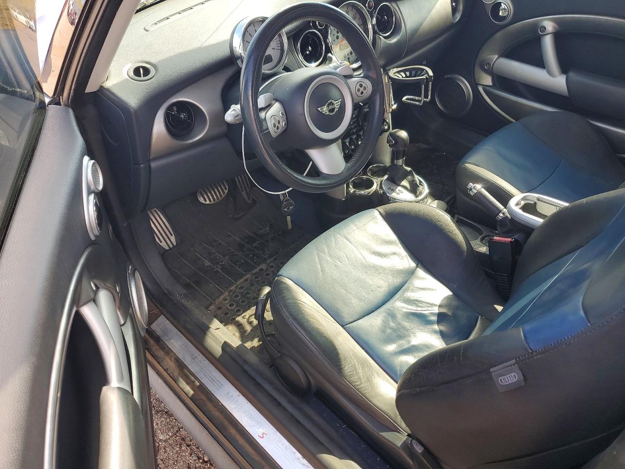 2006 Mini Cooper S Синий vin: WMWRE33546TJ35780