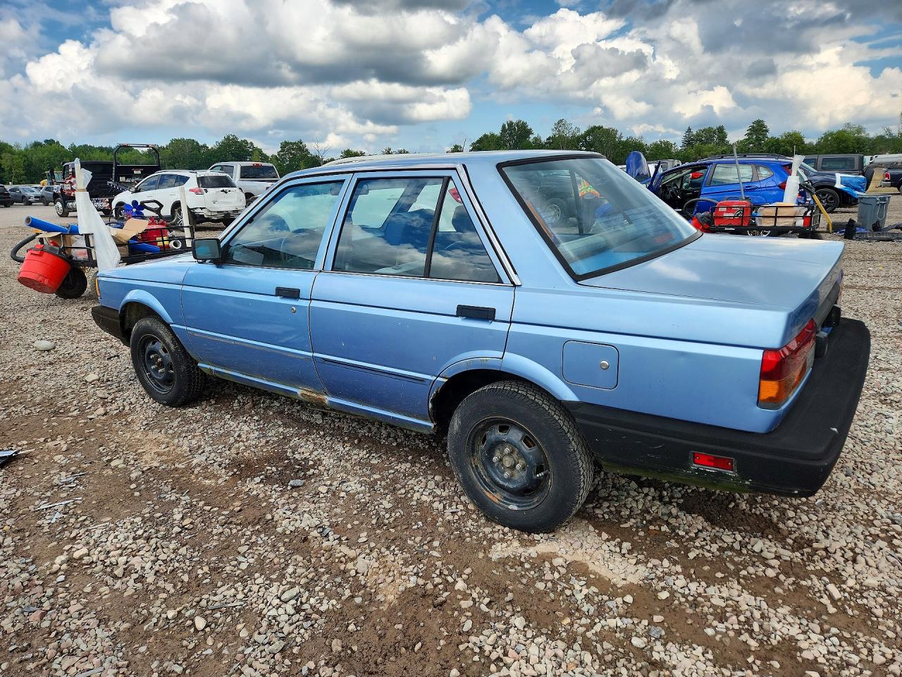 1988 Nissan Sentra E Blue vin: JN1PB21S7JU547980